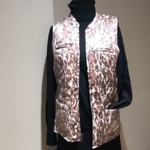 Chico’s animal print vest